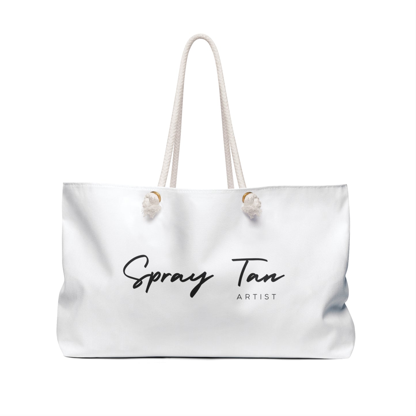 Large Spray Tan Artist Bag - White