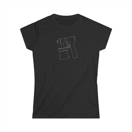 Spray Tan Gun Tee - Black
