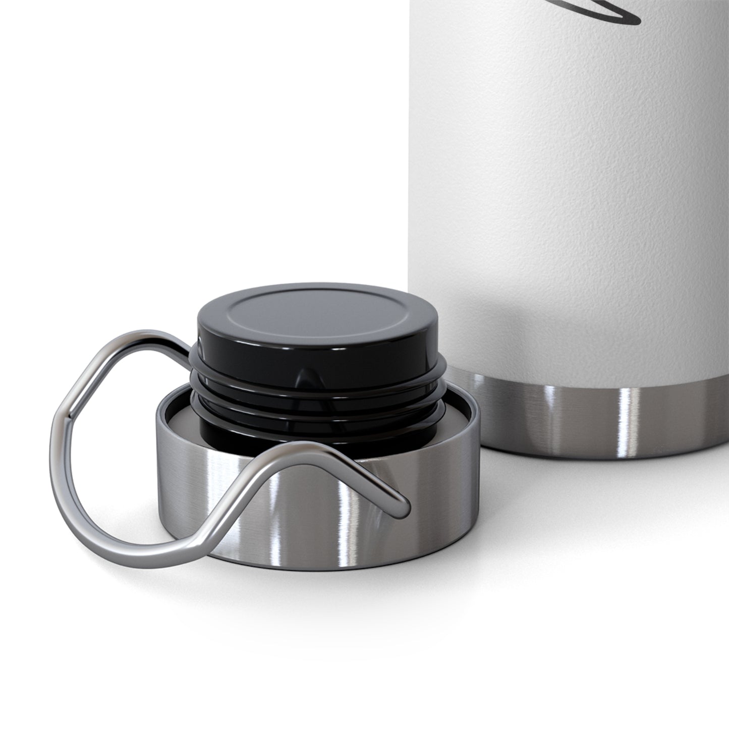 TanTemp© Dark Temperature Control Spray Tan Solution Bottle, 22oz - White