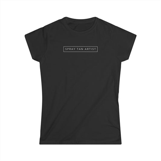 Spray Tan Artist Minimalistic Tee - Black
