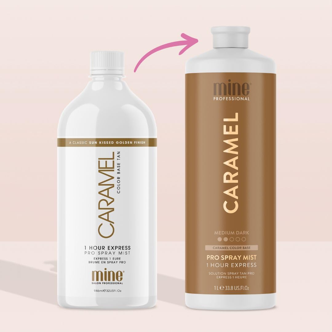 MineTan Spray Tan Solution | Caramel 33.8 Fl Oz
