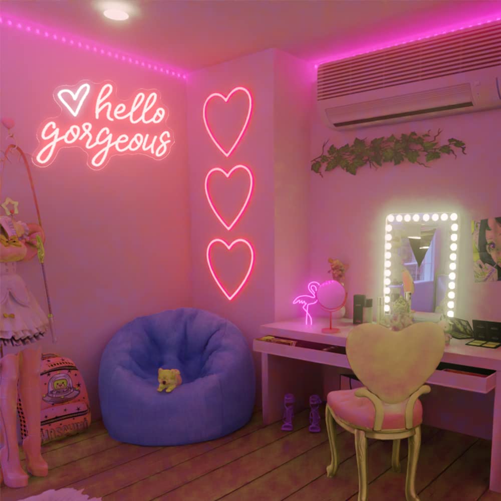 Hello Gorgeous Neon Wall Sign