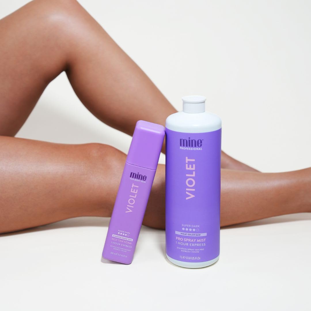 MineTan Spray Tan Solution | Violet 33.8 Fl Oz
