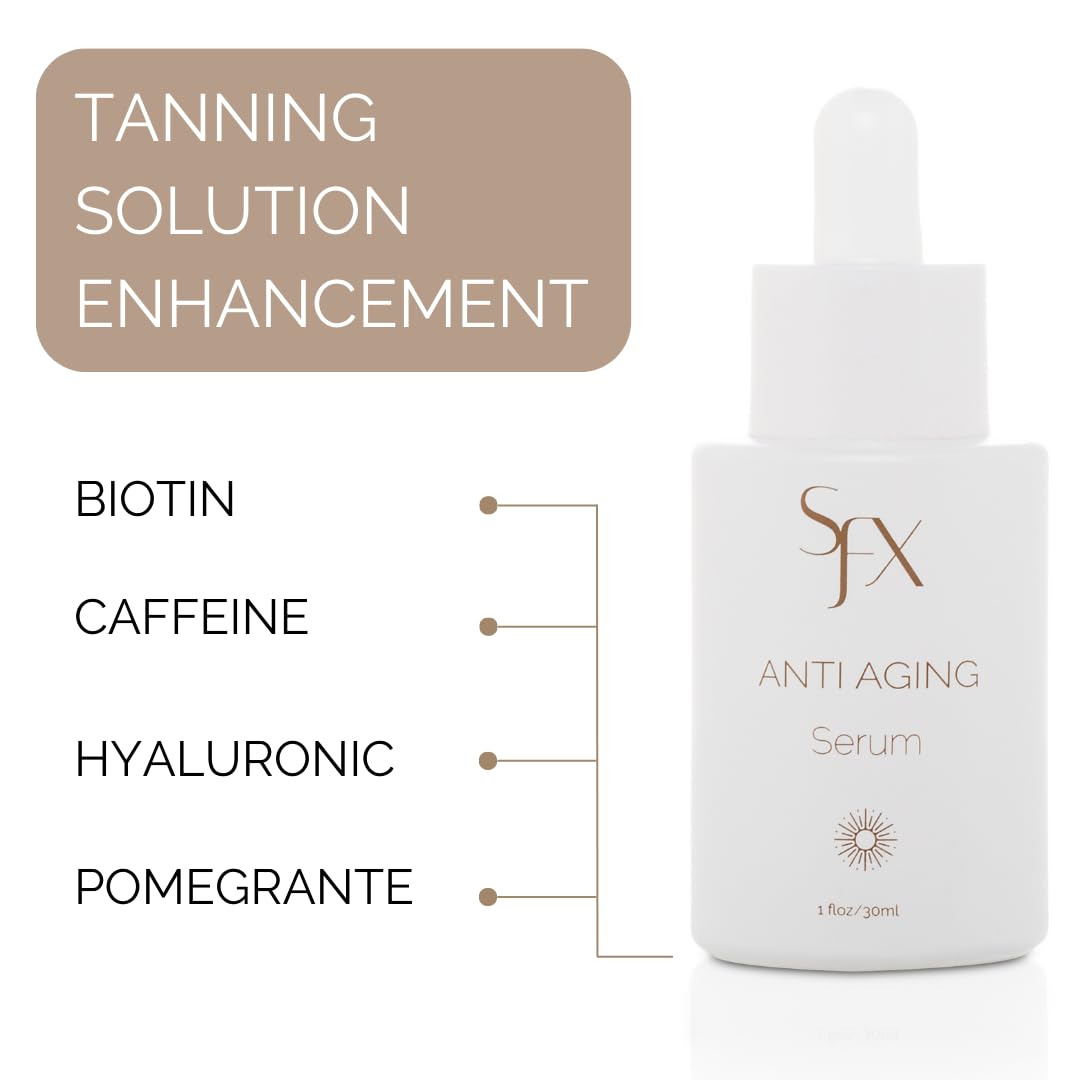 SunFX Sunless Tanning Additive | Anti-Aging | Powerful Anti-Aging Ingredients - 1 fl oz/30ml