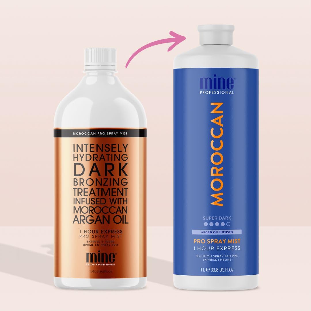 MineTan Spray Tan Solution | Moroccan 33.38 Fl Oz