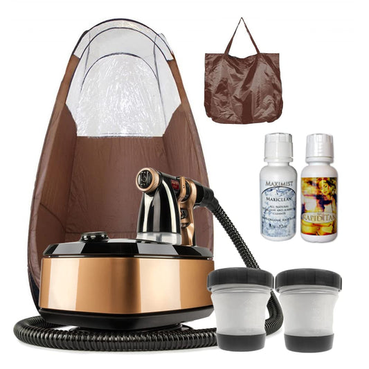 MaxiMist Allure Xena Spray Tan Machine Tanning System with Brown Tent