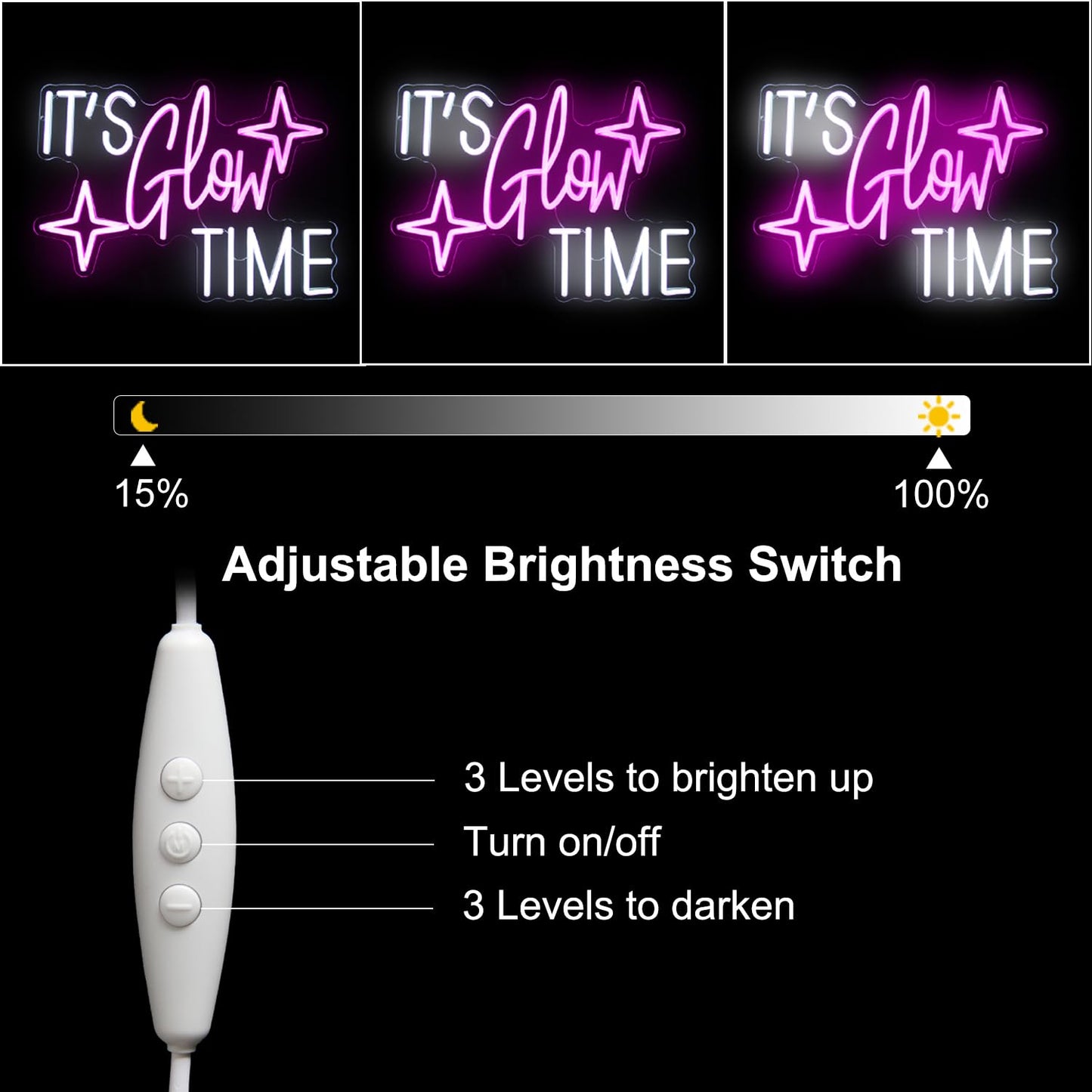 It's Glow Time Neon Wall Sign