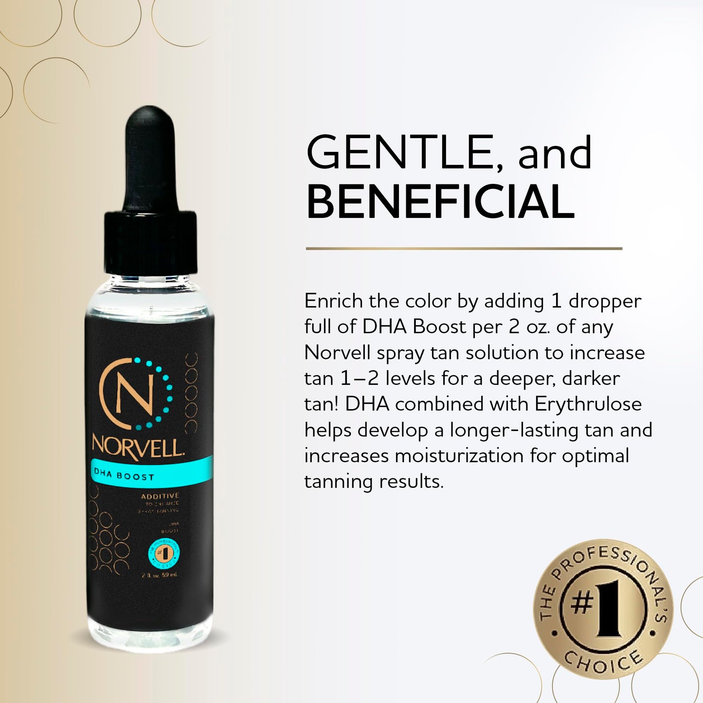 Norvell DHA Boost Additive for Sunless Tanning Solutions, 2 oz.