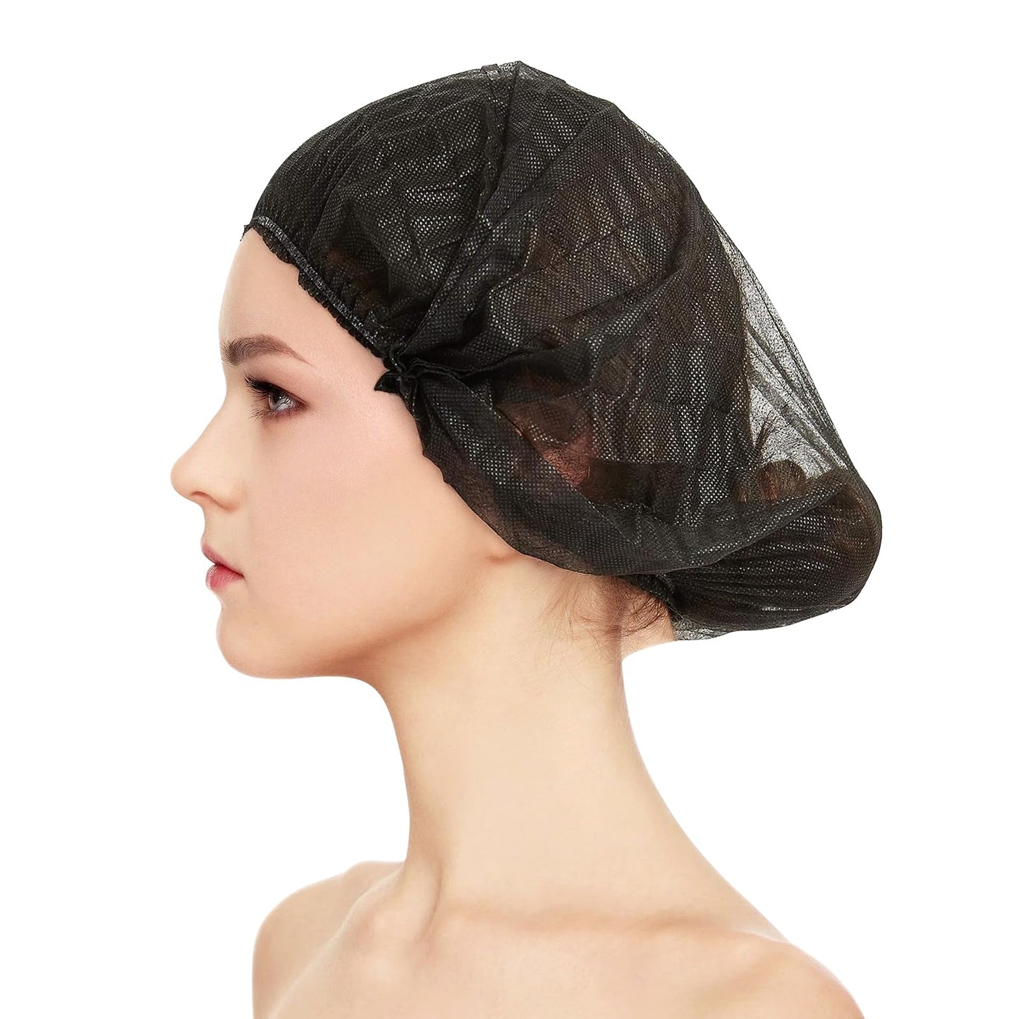 Disposable Black Hair Nets 100 Pcs