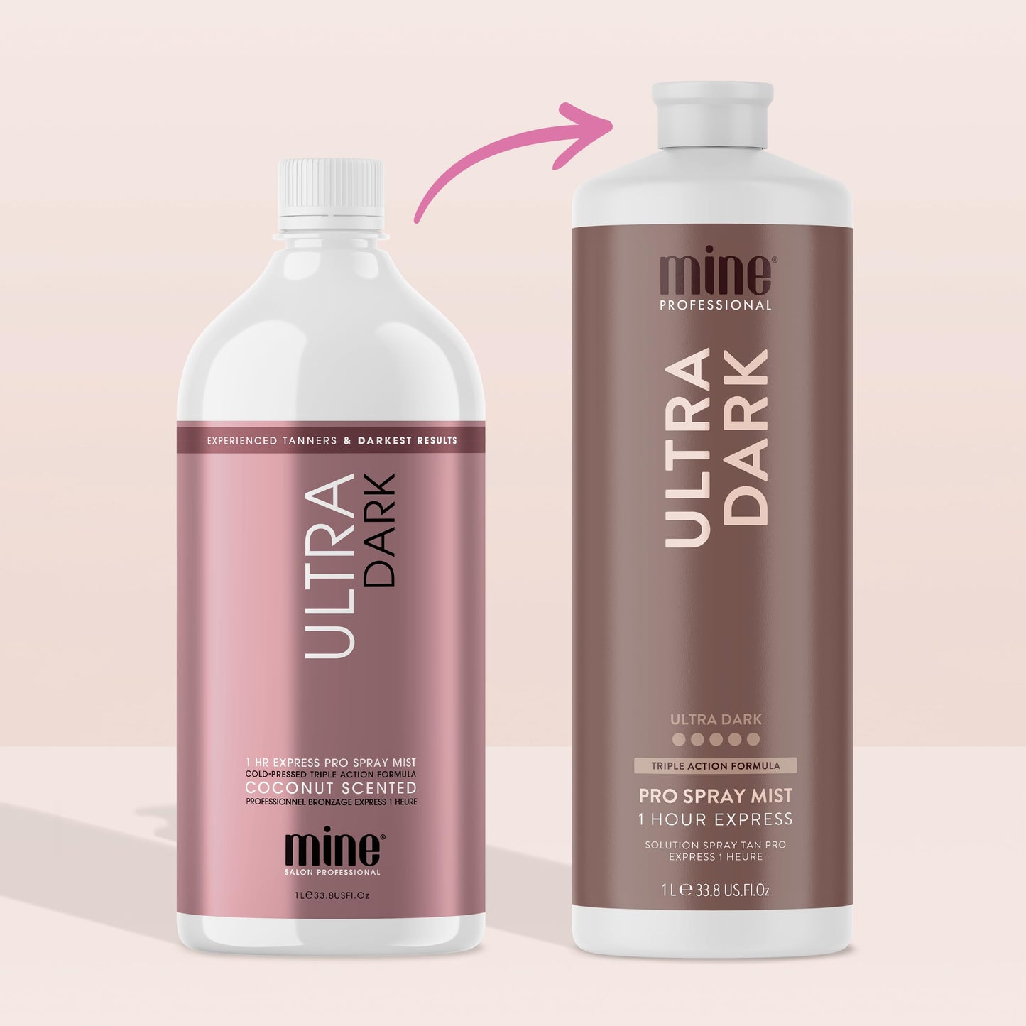 MineTan Spray Tan Solution | Ultra Dark 33.8 Fl Oz