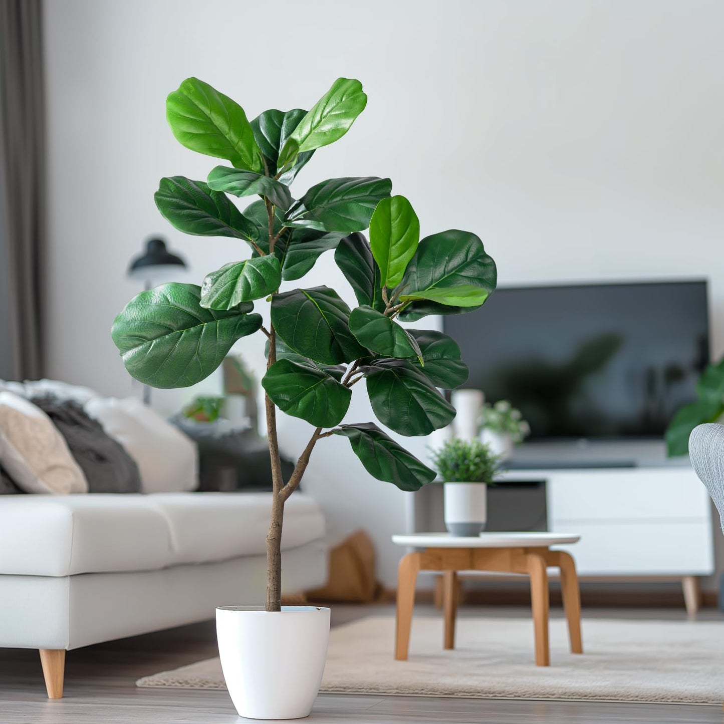 4ft Artificial Fiddle Leaf Tree