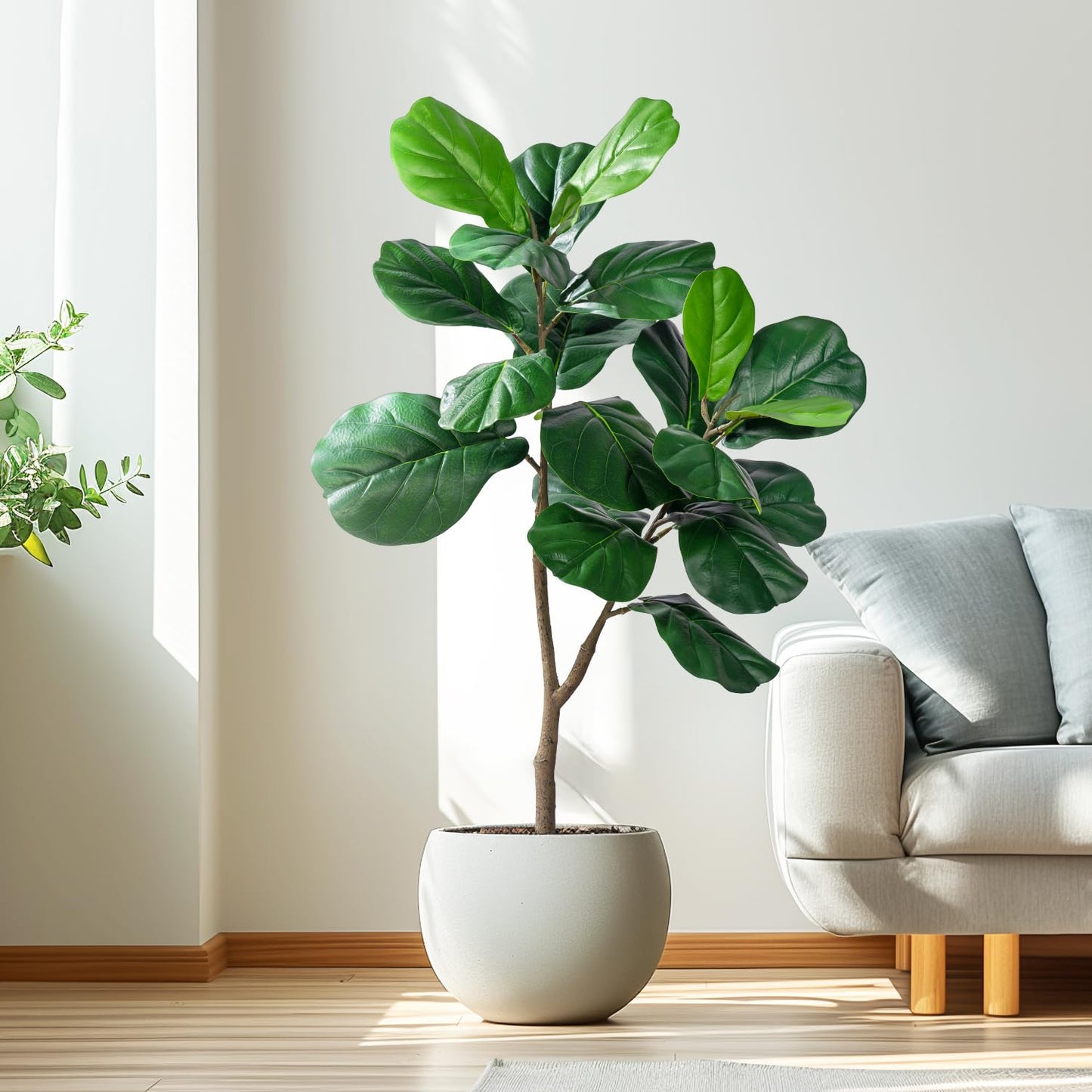 4ft Artificial Fiddle Leaf Tree