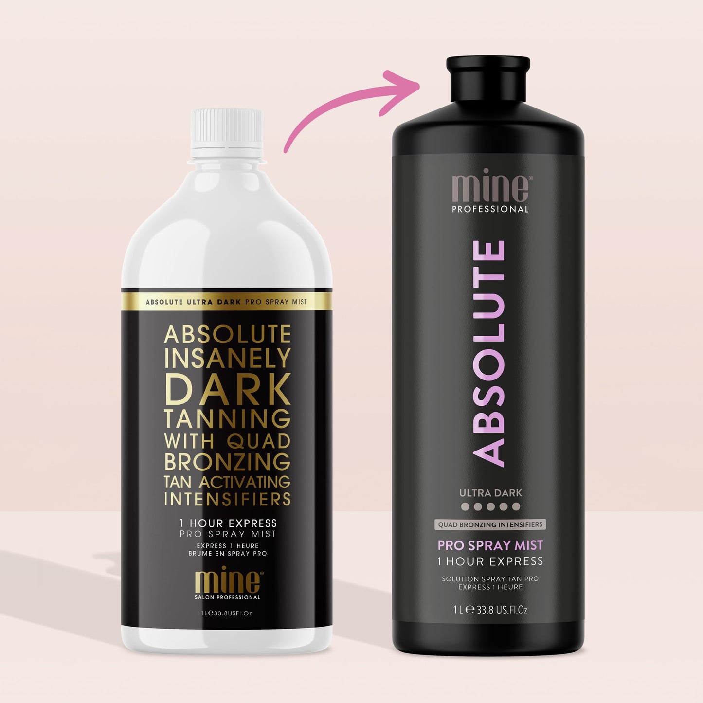 MineTan Spray Tan Solution | Absolute 33.8 Fl Oz