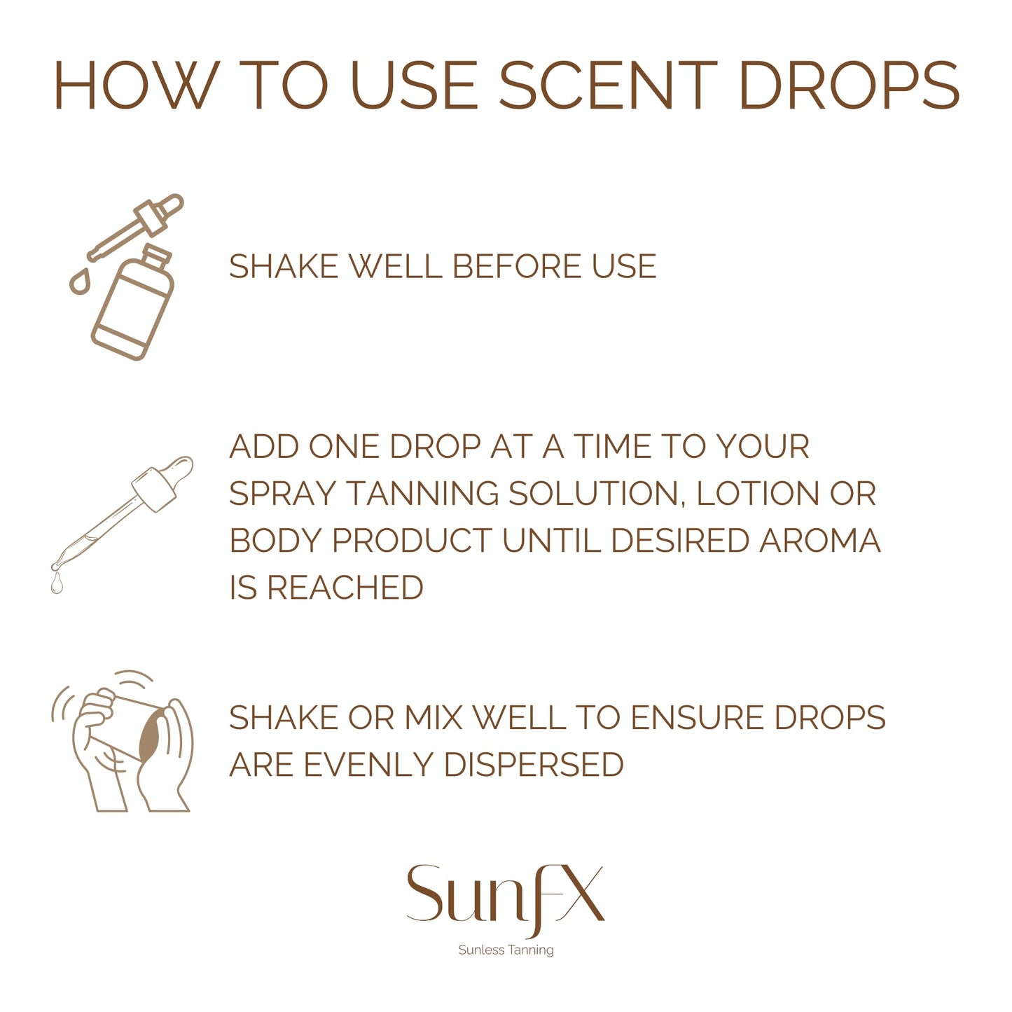 SunFX Scent Drops - Sunless Tanning Additive For Spray Tanning 1oz (Lavender Haze)