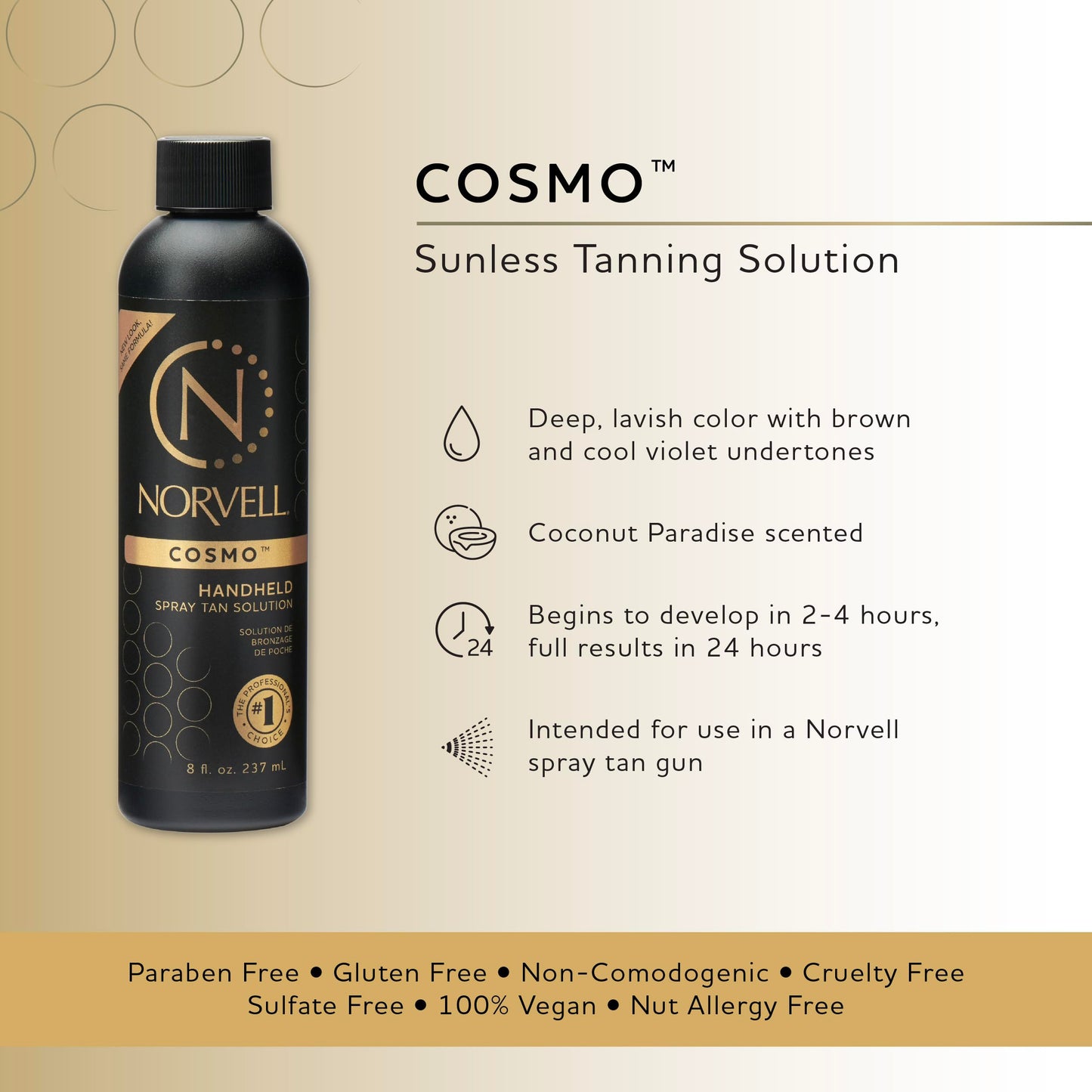 Norvell Cosmo Spray Tan Solution - 8 fl oz