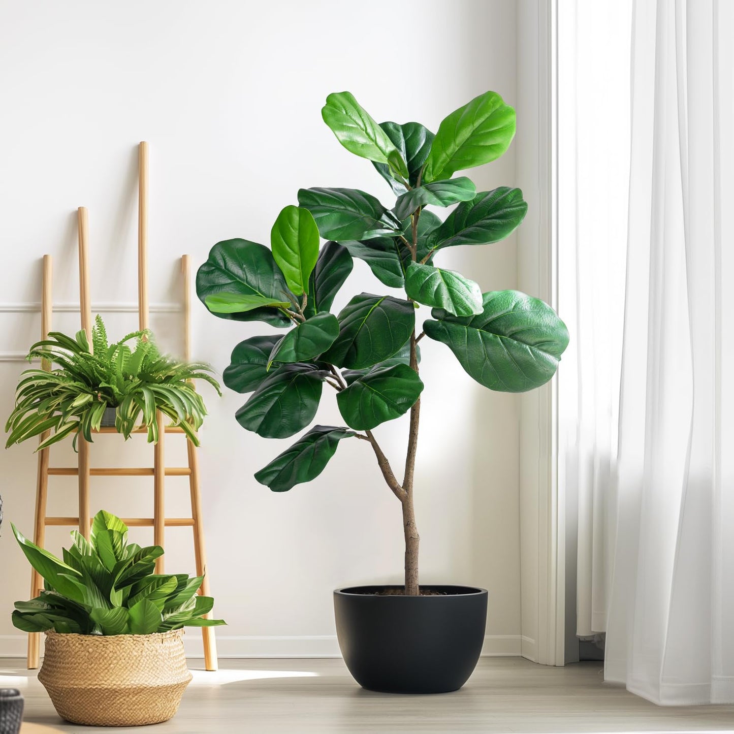 4ft Artificial Fiddle Leaf Tree