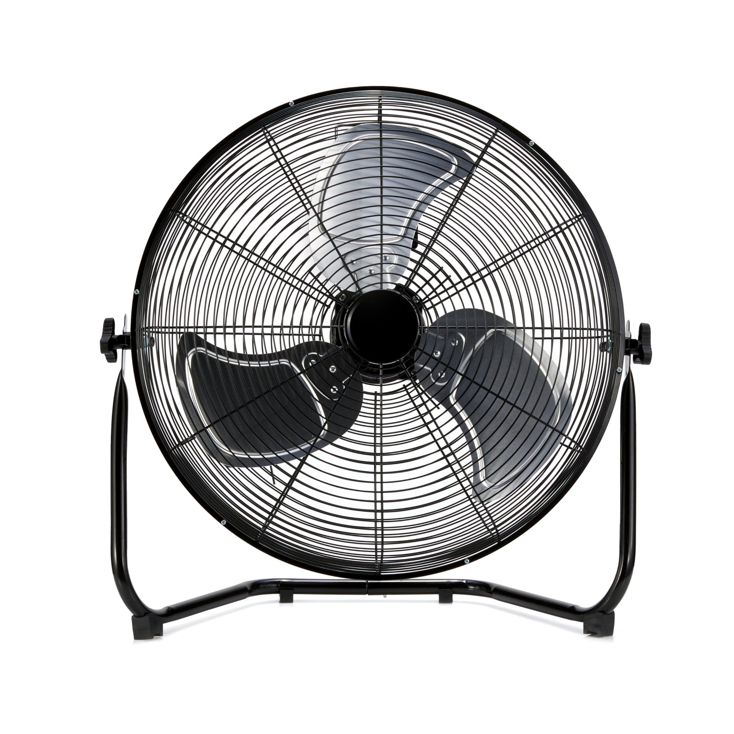 20" High-Velocity Heavy-Duty Industrial Floor Fan - Black