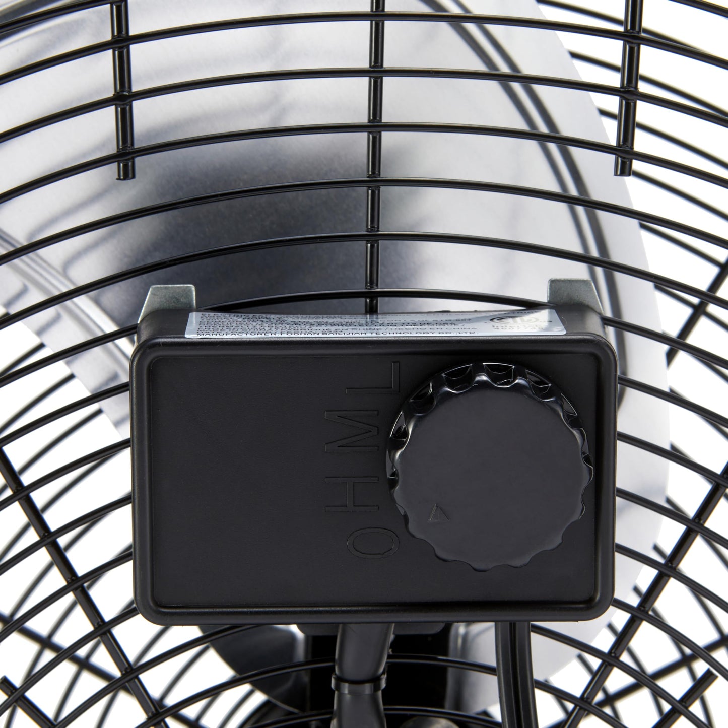 20" High-Velocity Heavy-Duty Industrial Floor Fan - Black