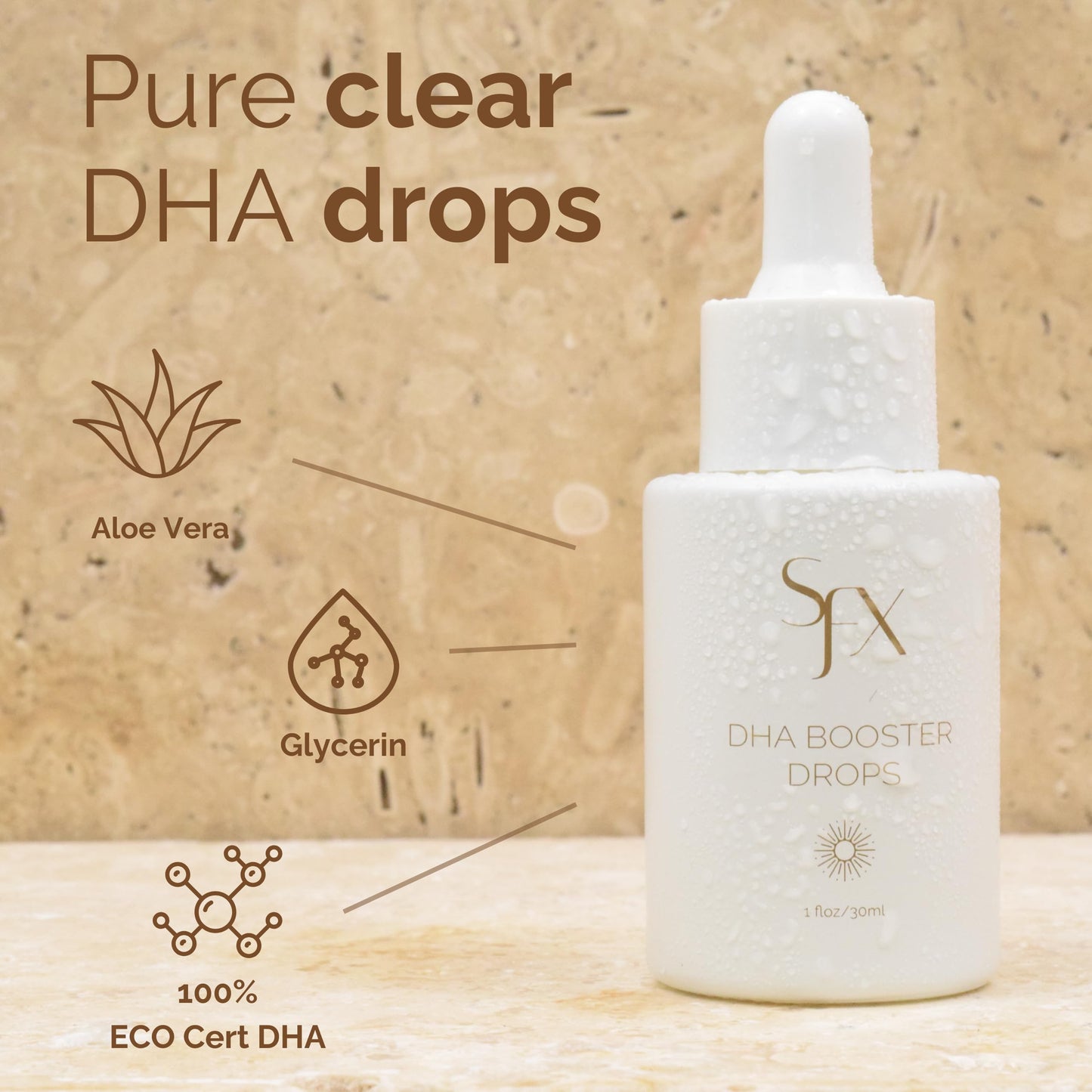 SunFX DHA Tanning Drops - 1oz