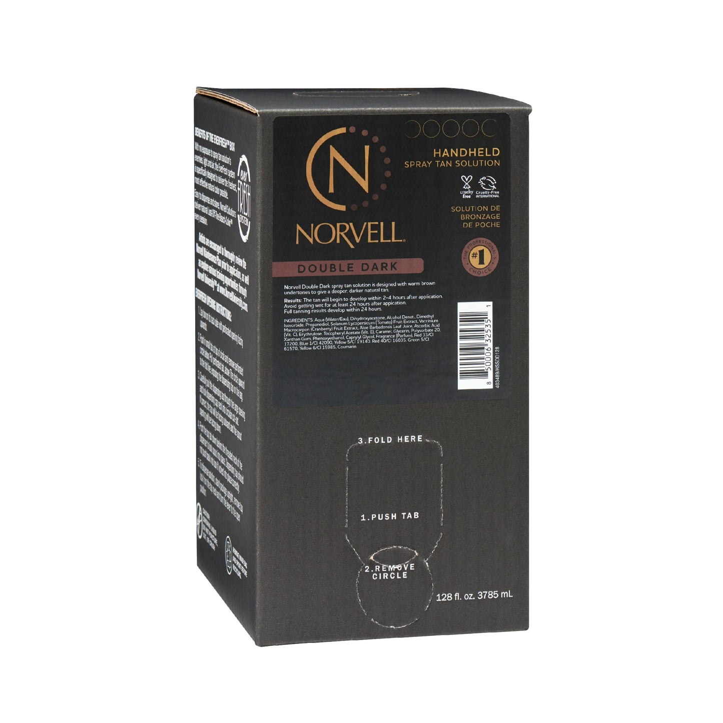 Norvell Double Dark Spray Tan Solution - 128 fl oz