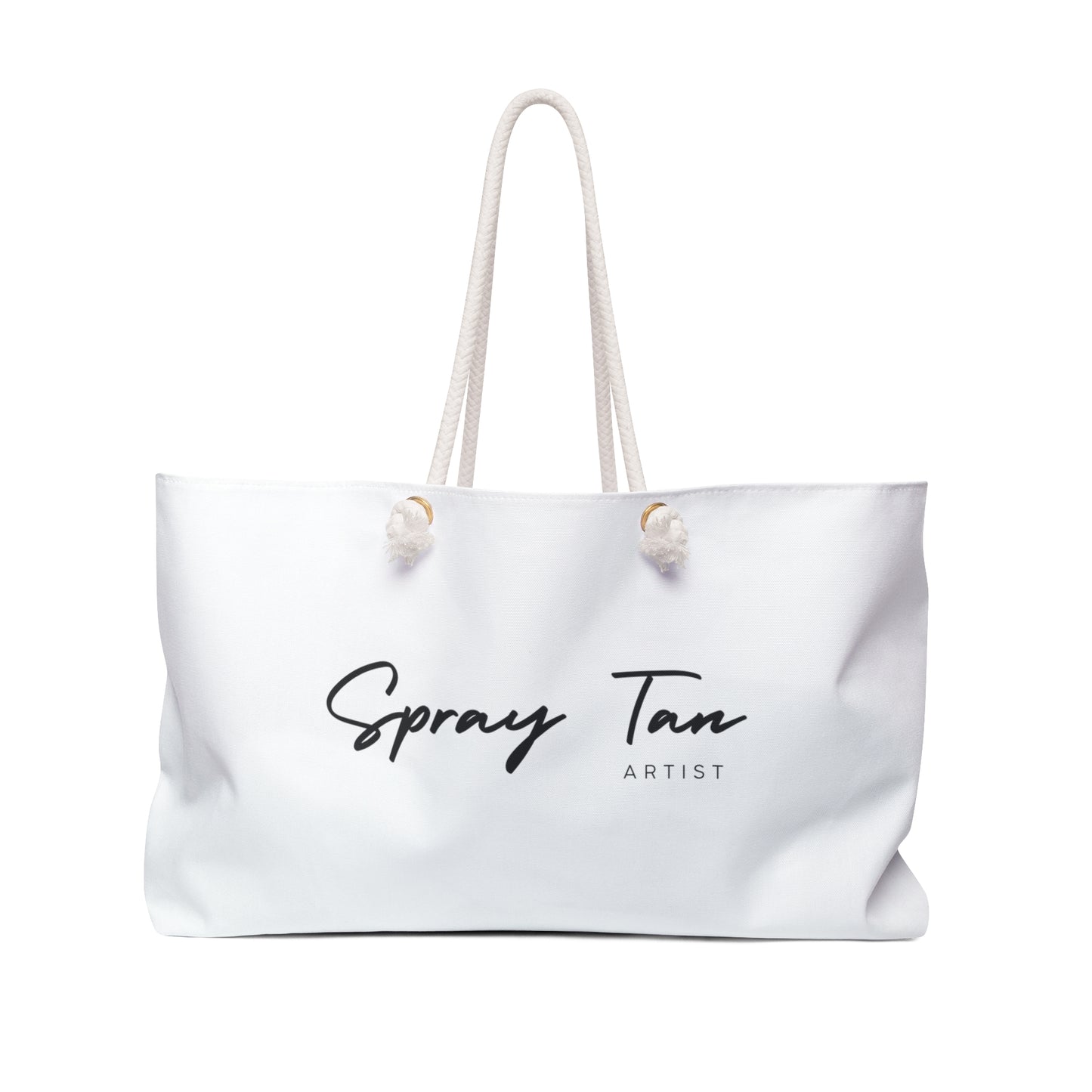 Large Spray Tan Artist Bag - White