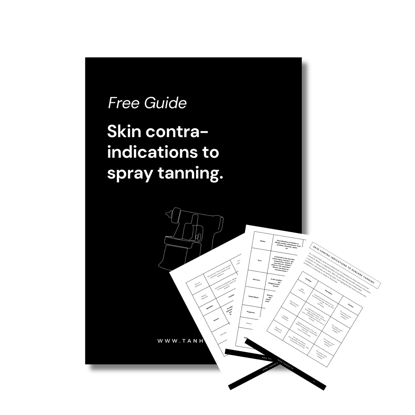 Skin Contra-indications to Spray Tanning Free Guide
