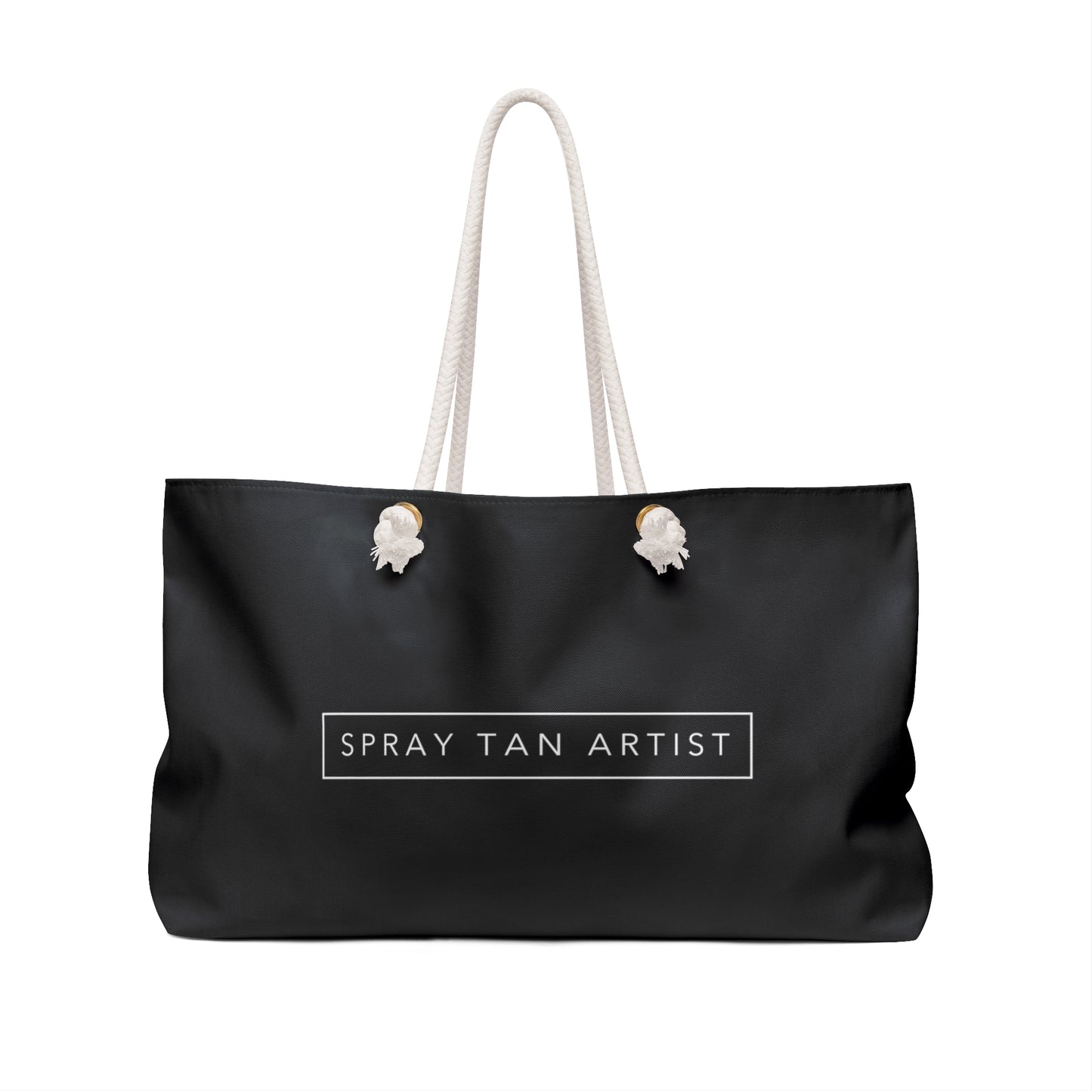 Large Spray Tan Artist Minimalistic Bag - Black