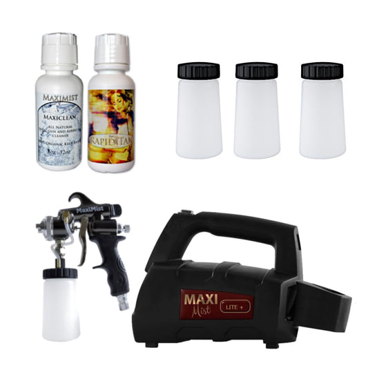 MaxiMist Lite Plus Pro HVLP Spray Tan Machine with Pro Gun