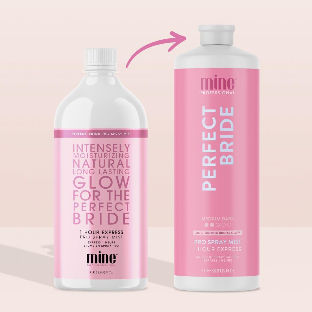MineTan Spray Tan Solution | Perfect Bride 33.8 Fl Oz