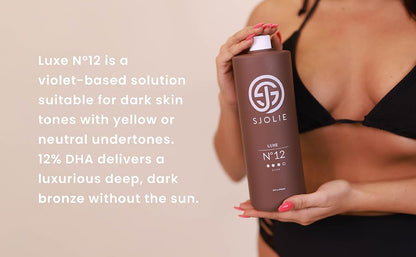 SJOLIE Luxe Violet Spray Tan Solution - Luxe 12 (32oz)