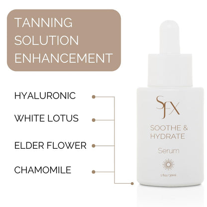 SunFX Sunless Spray Tanning Additive | Soothe & Hydrate | Nature’s Best Antioxidants - 1 fl oz/30ml