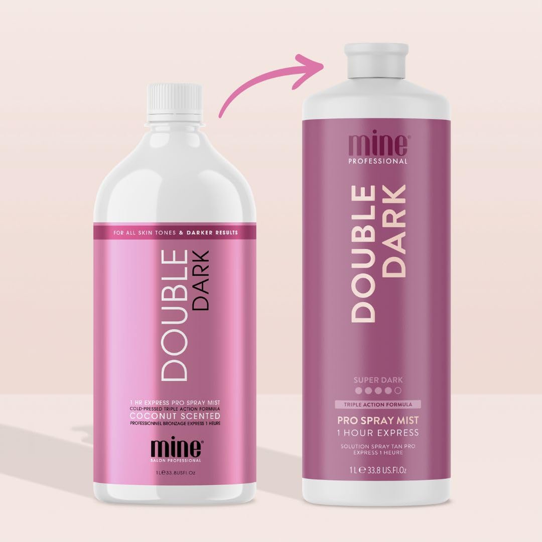 MineTan Spray Tan Solution | Double Dark  33.8 Fl Oz