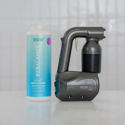 MineTan Aromatherapy Spray Tan Solution | Rebalance 33.8 Fl Oz