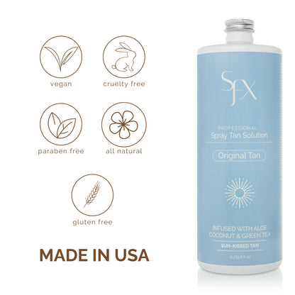SunFX Original Tan MID SUMMER Spray Tan Solution - 4 fl oz / 100ml