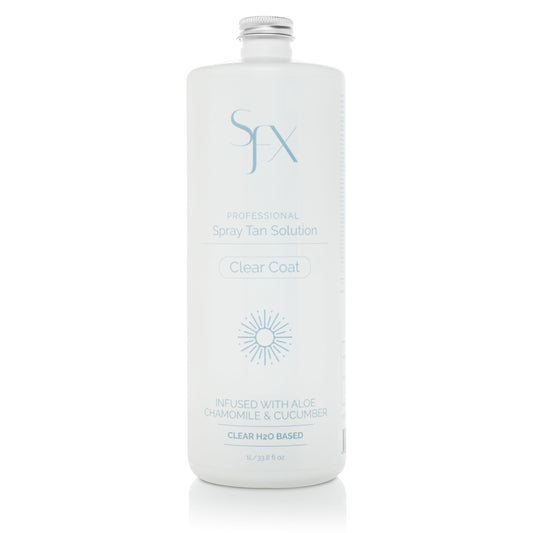 SunFX CLEARCOAT MID SUMMER Spray Tanning Solution - 4 Fl Oz / 100ml