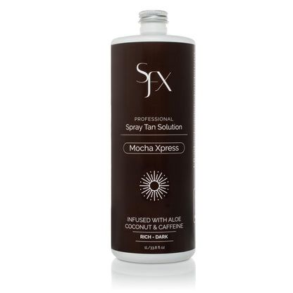 SunFX MOCHA XPRESS ULTRA DARK Spray Tan Solution - 4 Fl Oz / 100ml