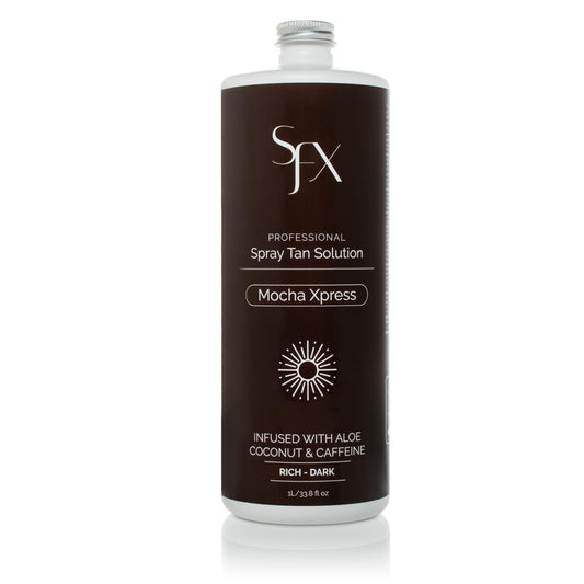 SunFX MOCHA XPRESS ULTRA DARK Spray Tan Solution - 4 Fl Oz / 100ml