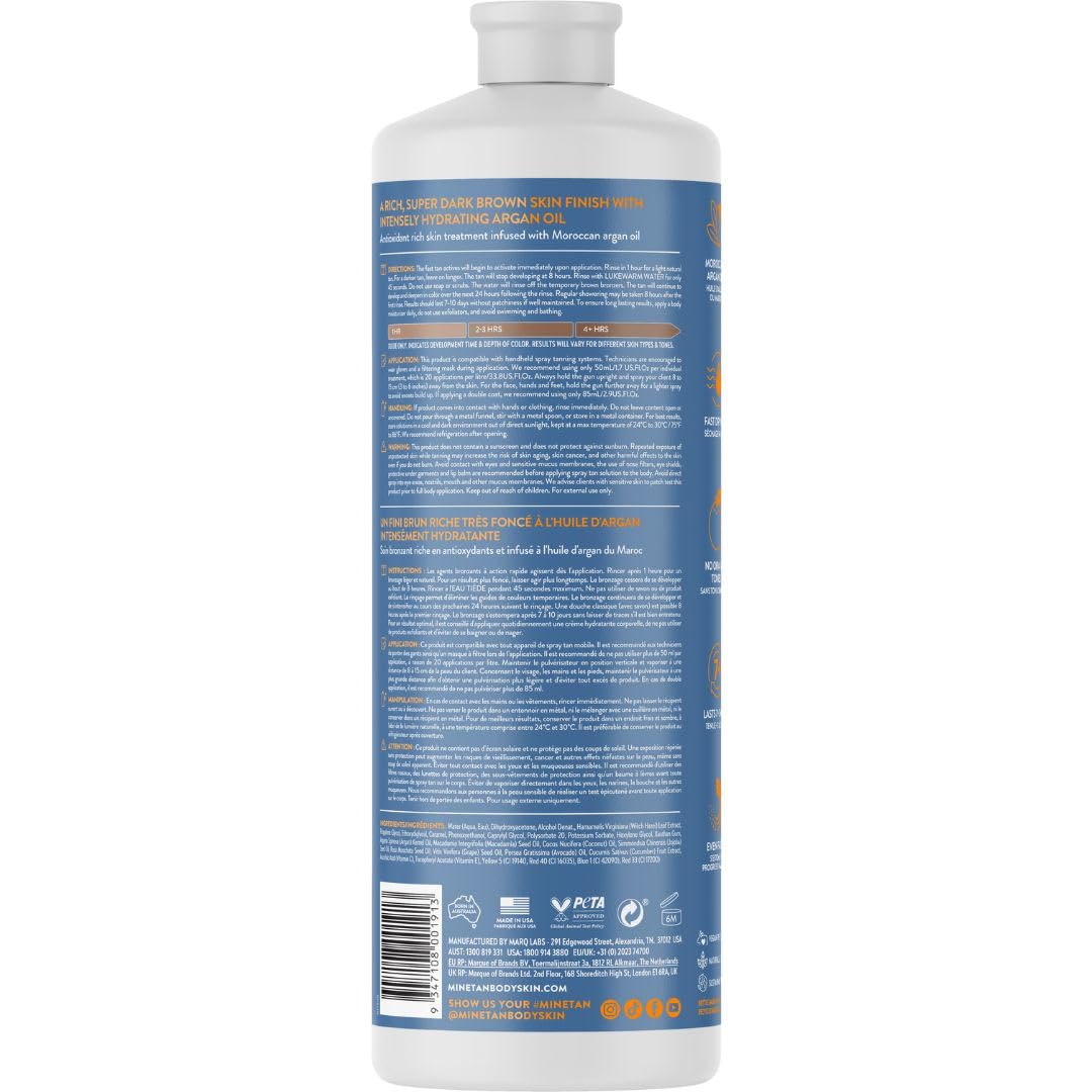 MineTan Spray Tan Solution | Moroccan 33.38 Fl Oz