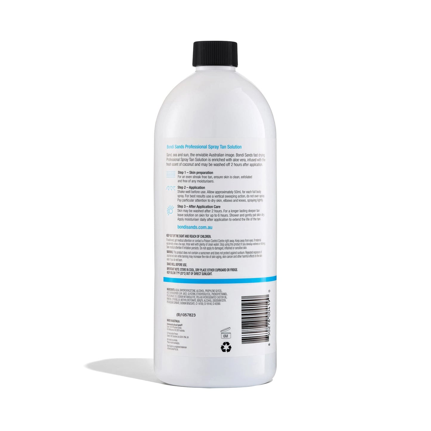 Bondi Sands Professional Spray Tan Solution - Light / Medium 35.2 Oz/1 Liter