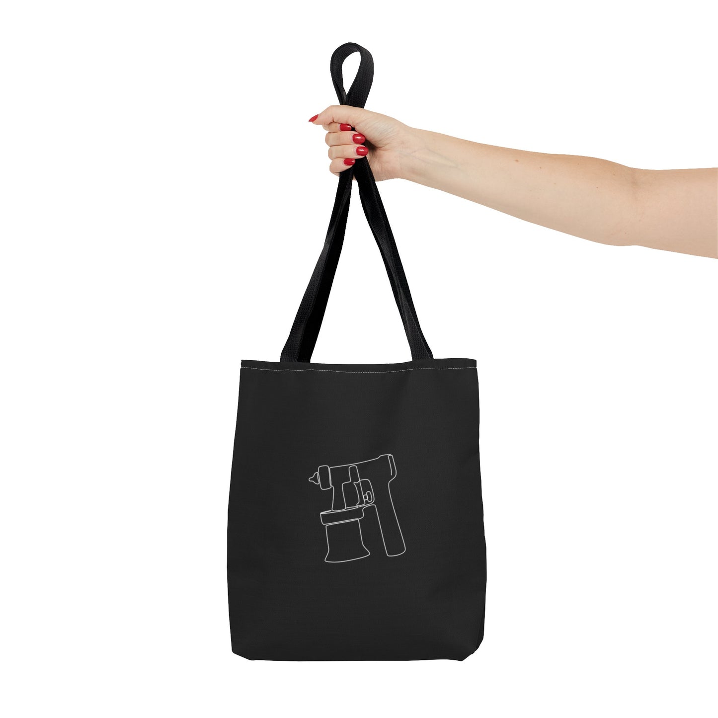 Spray Tan Gun Tote Bag - Black