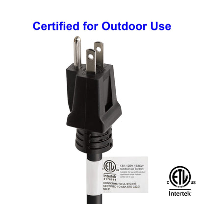 Power 15 ft Indoor/Outdoor Extension Cord