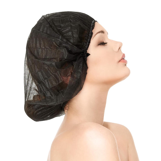 Disposable Black Hair Nets 100 Pcs
