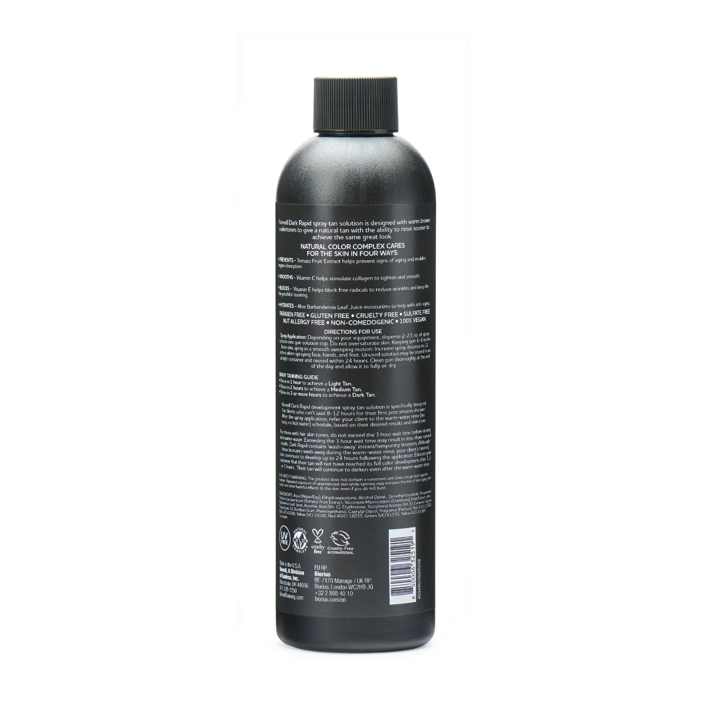 Norvell Dark ONE Hour Rapid, 8 fl oz