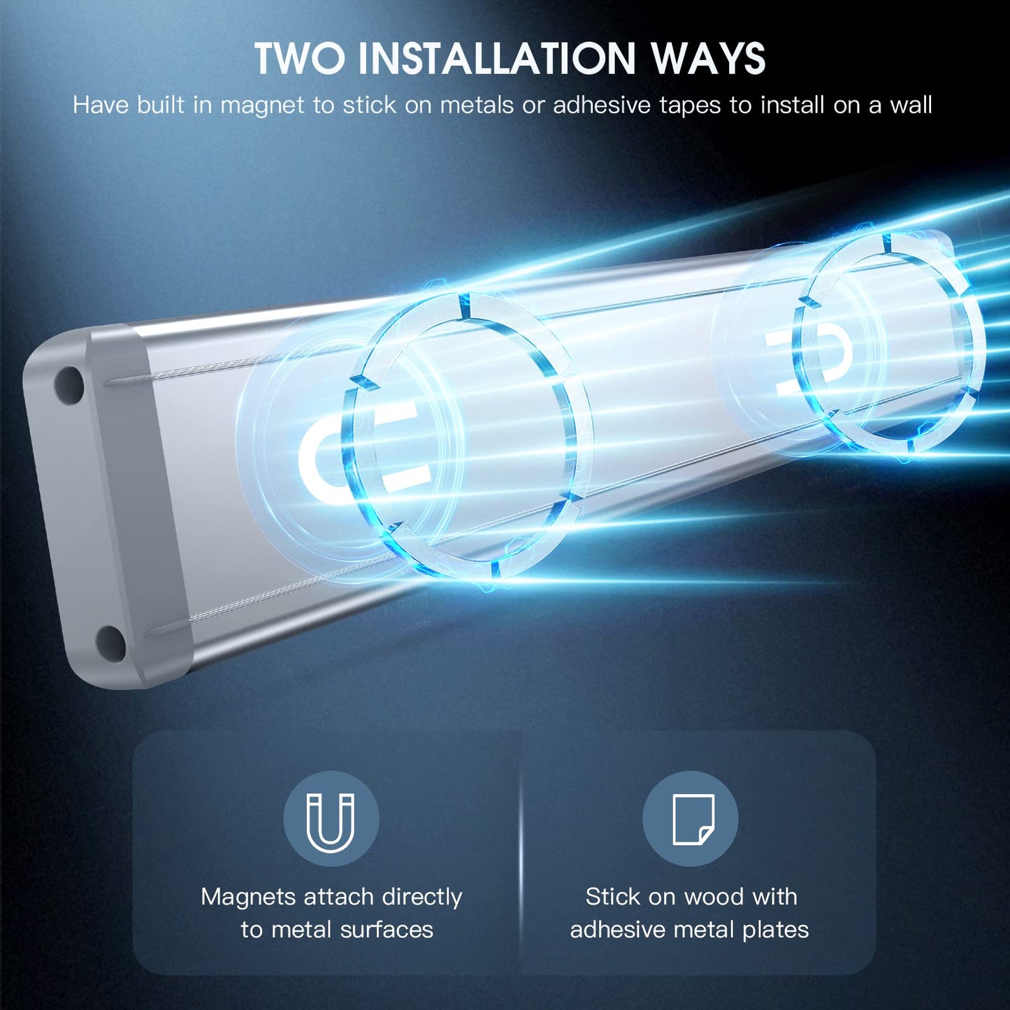 Spray Tan Tent Lighting - LED Rechargeable Battery Operated Motion Sensor Light