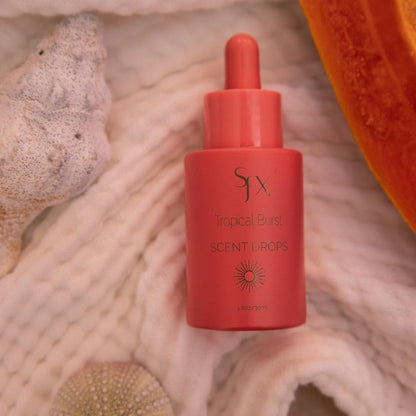 SunFX Scent Drops - Sunless Tanning Additive For Spray Tanning or Self Tanners 1oz/30ml (Tropical Burst)