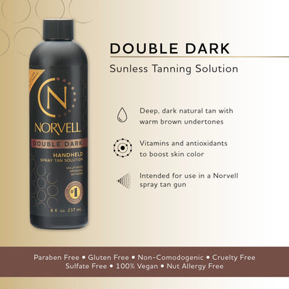 Norvell Double Dark Spray Tan Solution - 8 fl oz