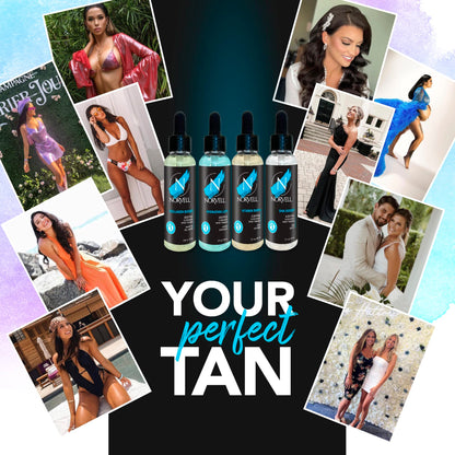 Norvell Pro Lab Kit - Professional Spray Tan Additives Kit, DHA Boost 2 oz., Hydration Lift 2 oz., Collagen Boost 2 oz., & Vitamin Bath 2 oz.
