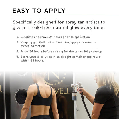 Norvell Dark Spray Tan Solution - 1L / 34 fl oz