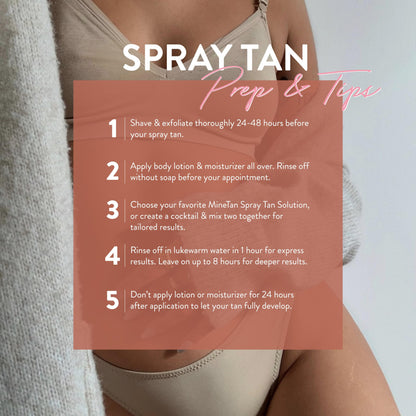 MineTan Spray Tan Solution | Absolute 33.8 Fl Oz