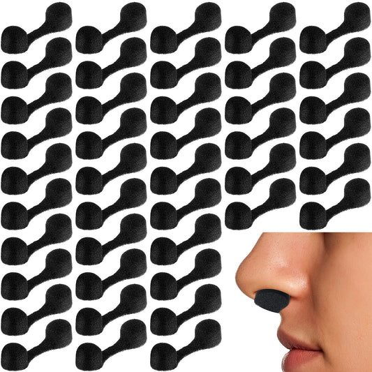 100 Disposable Nose Filters - Black